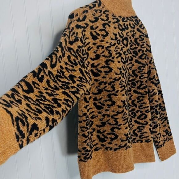 WORKSHOP REPUBLIC CLOTHING Leopard print Sweater. - Picture 7 of 8